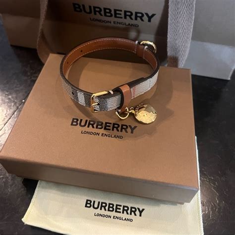 burberry pet roze|burberry dog collars.